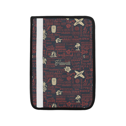 Hawaiian Themed Pattern Print Design H017 Car Seat Belt Cover