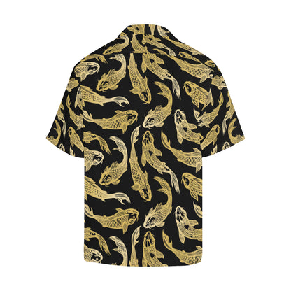 KOI Fish Pattern Print Design 03 Men's Hawaiian Shirt