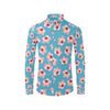 Cherry Blossom Pattern Print Design CB09 Men's Long Sleeve Shirt