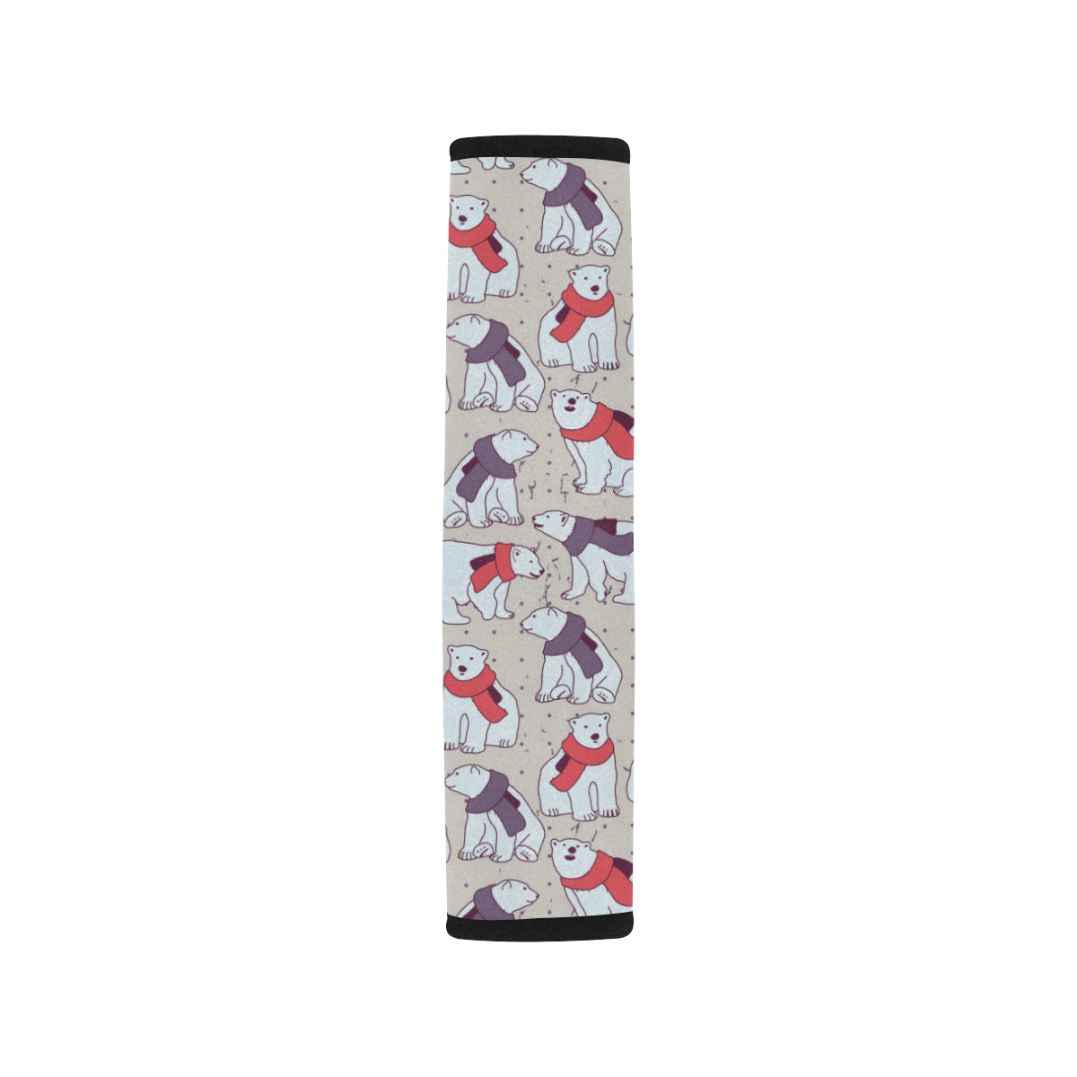 Polar Bear Pattern Print Design PB04 Car Seat Belt Cover