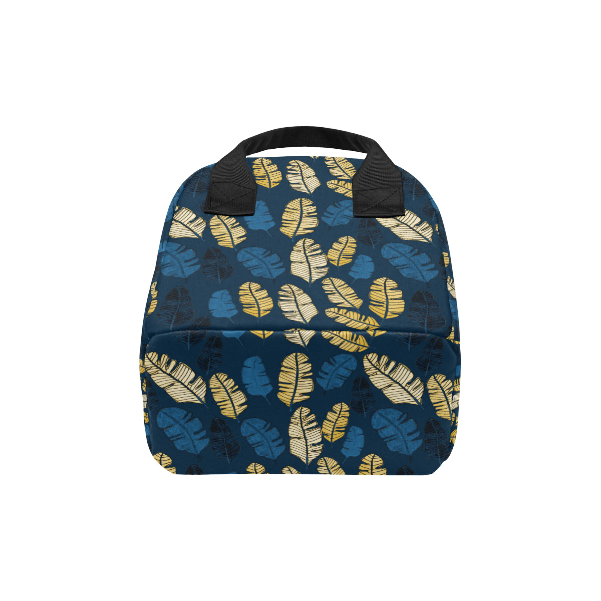 Banana Leaf Pattern Print Design BL09 Insulated Lunch Bag