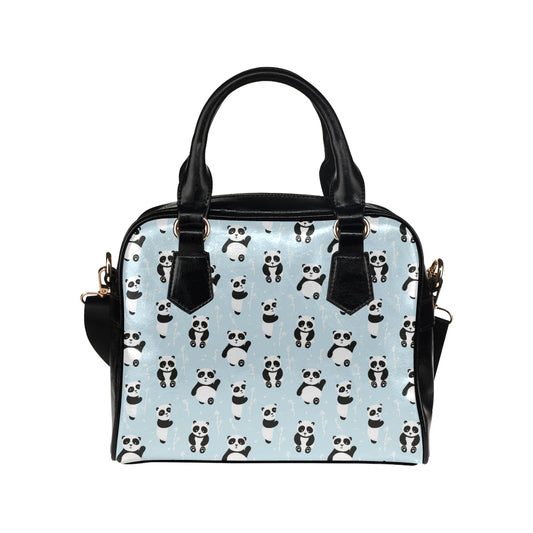 Panda Pattern Print Design A01 Shoulder Handbag