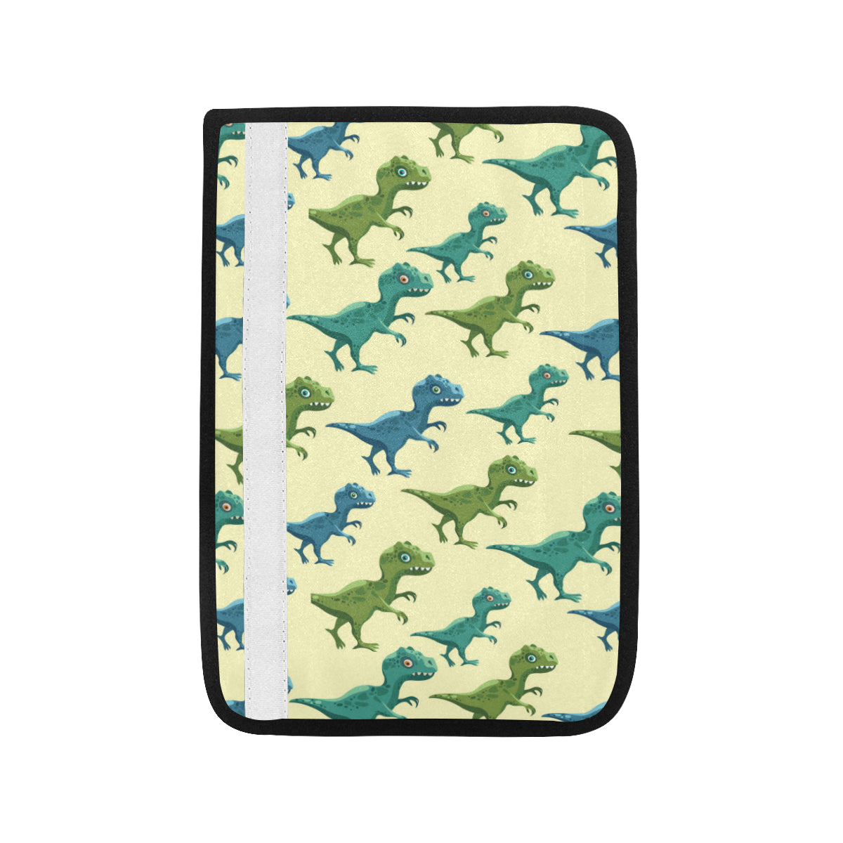 T Rex Pattern Print Design A04 Car Seat Belt Cover