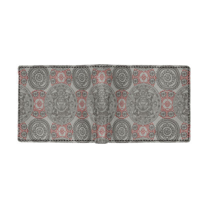 Calendar Aztec Pattern Print Design 04 Men's ID Card Wallet