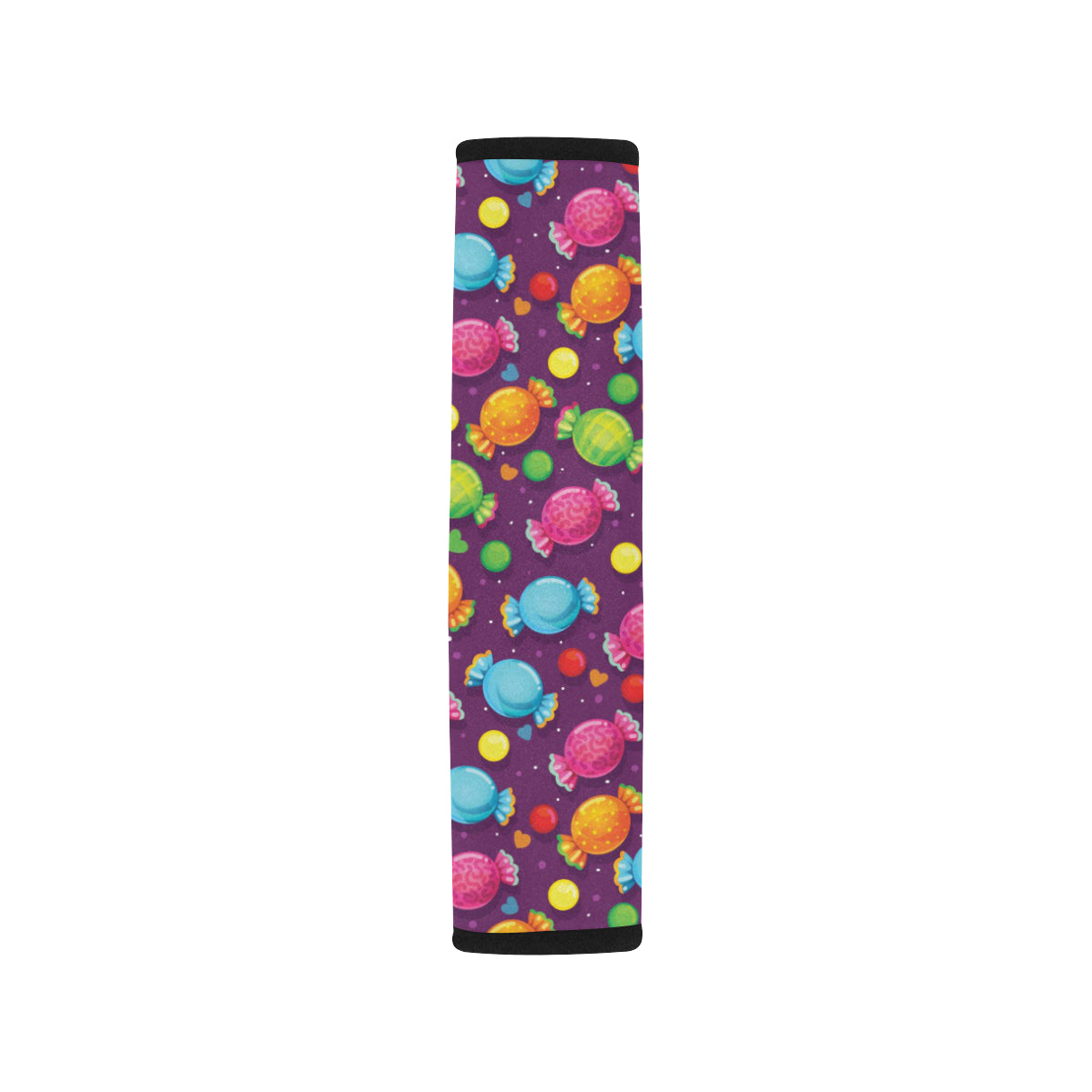 Candy Pattern Print Design CA05 Car Seat Belt Cover