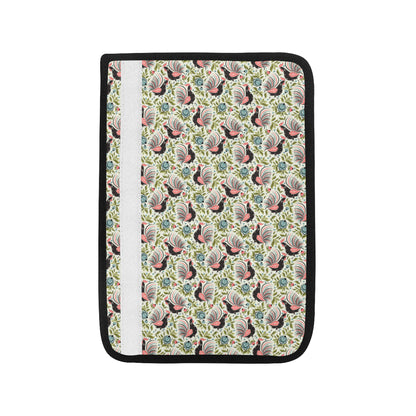 Rooster Print Design Car Seat Belt Cover