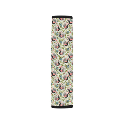 Rooster Print Design Car Seat Belt Cover