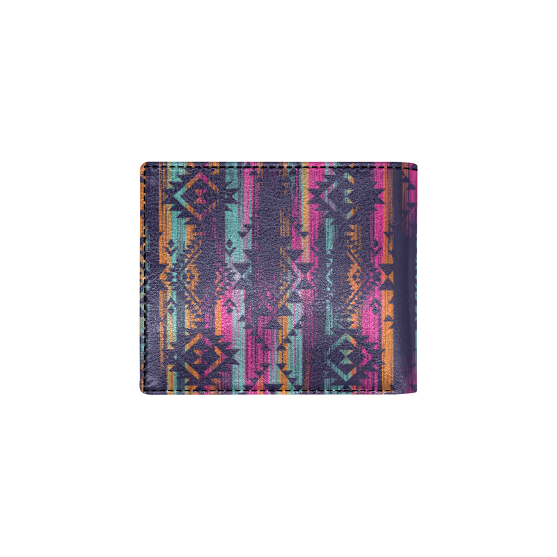 Line Tribal Aztec Men's ID Card Wallet