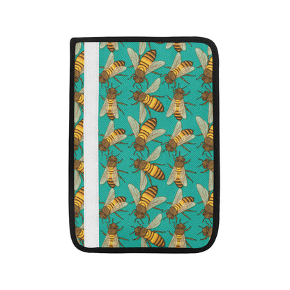 Bee Pattern Print Design BEE04 Car Seat Belt Cover
