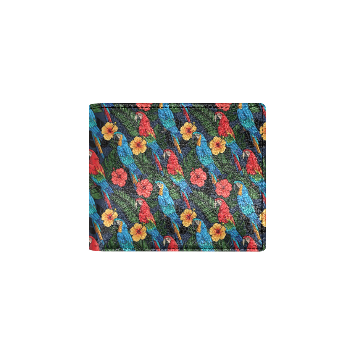 Parrot Pattern Print Design A01 Men's ID Card Wallet