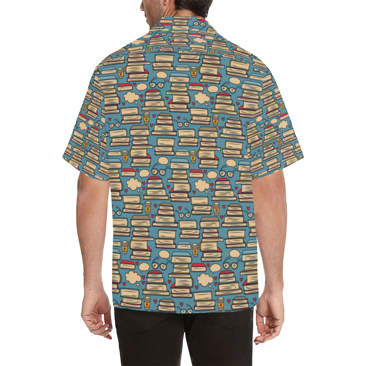 Book Pattern Print Design 03 Men's Hawaiian Shirt