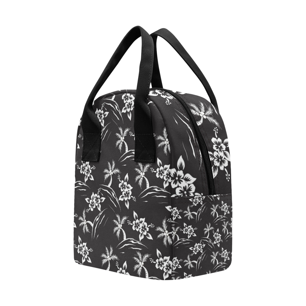 Palm Tree Pattern Print Design PT02 Insulated Lunch Bag