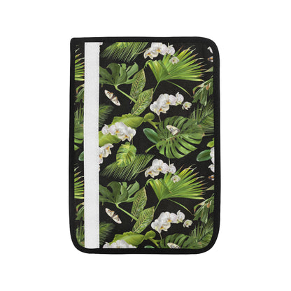 Tropical Flower Pattern Print Design TF026 Car Seat Belt Cover