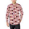 Chihuahua Pattern Print Design 01 Men's Long Sleeve Shirt