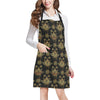 lotus Boho Pattern Print Design LO03 Apron with Pocket