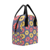 Anemone Pattern Print Design AM010 Insulated Lunch Bag