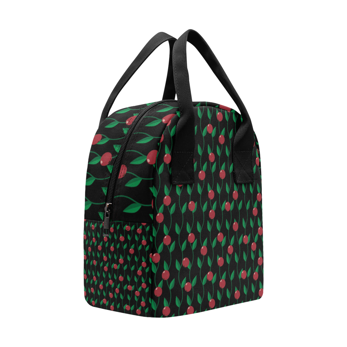 Cranberry Pattern Print Design CB01 Insulated Lunch Bag