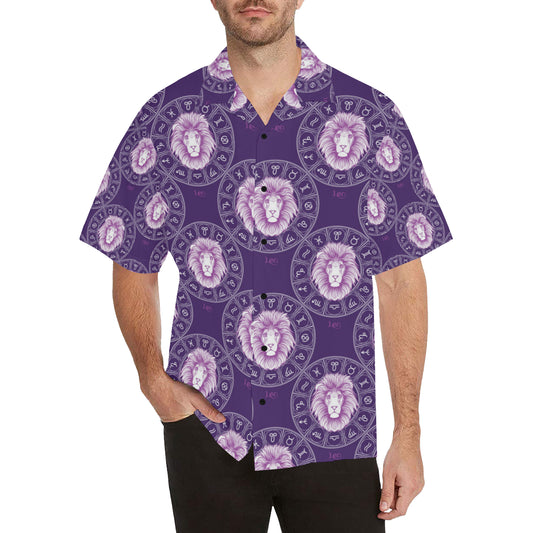 Leo Pattern Print Design 04 Men's Hawaiian Shirt