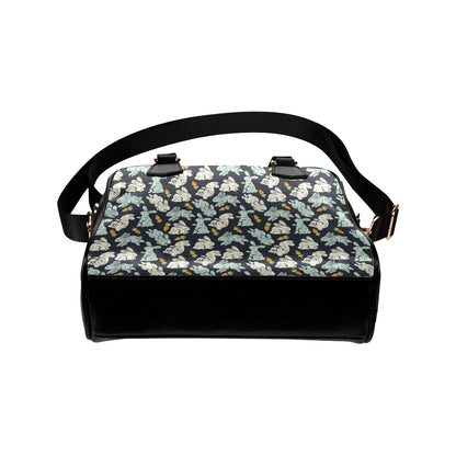 Bunny Pattern Print Design 04 Shoulder Handbag