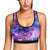 Galaxy Night Stardust Space Print Sports Bra