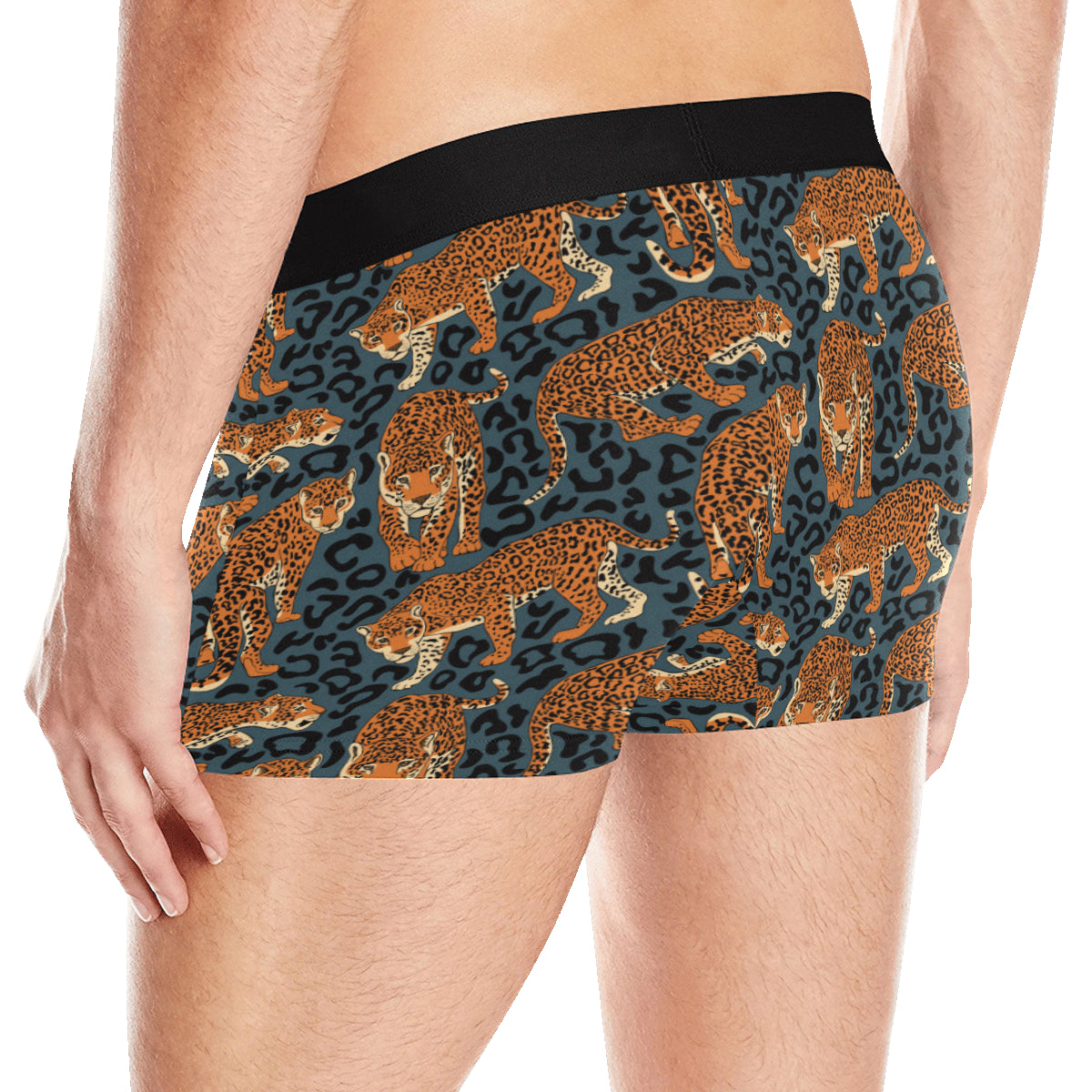 Jaguar Pattern Print Design 04 Men's Boxer Briefs