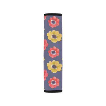 Anemone Pattern Print Design AM010 Car Seat Belt Cover
