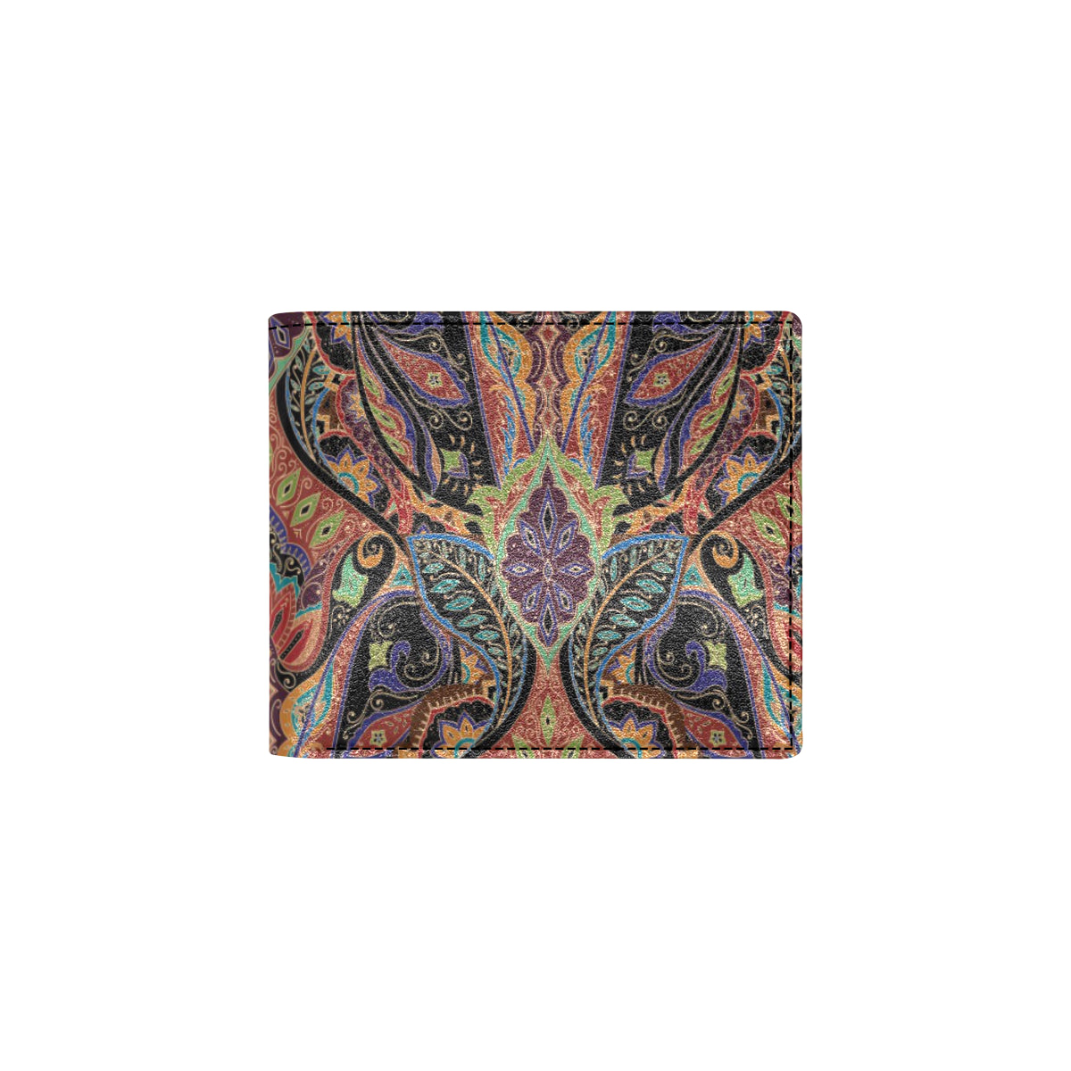 Bohemian Pattern Print Design 06 Men's ID Card Wallet