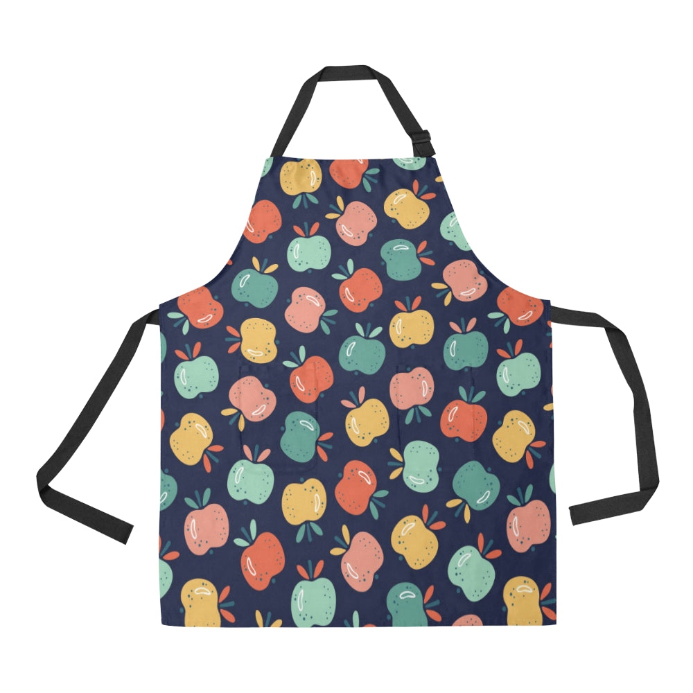 Apple Pattern Print Design AP09 Apron with Pocket