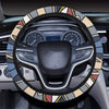 Surf board Pattern Steering Wheel Cover with Elastic Edge