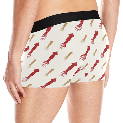 Giant Squid Pattern Print Design 01 Men's Boxer Briefs