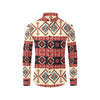 Navajo Pattern Print Design A05 Men's Long Sleeve Shirt