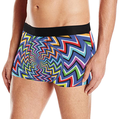 Optical illusion Pattern Print Design A02 Men's Boxer Briefs