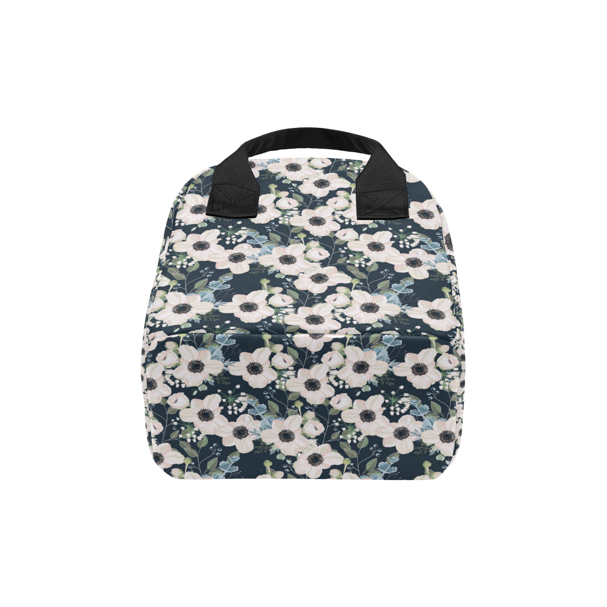 Anemone Pattern Print Design AM02 Insulated Lunch Bag