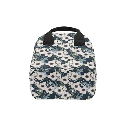 Anemone Pattern Print Design AM02 Insulated Lunch Bag