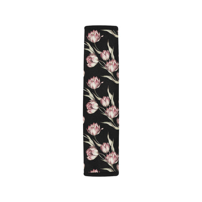 Tulip Pink Pattern Print Design TP02 Car Seat Belt Cover