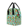 Pineapple Hawaiian flower Tropical Insulated Lunch Bag