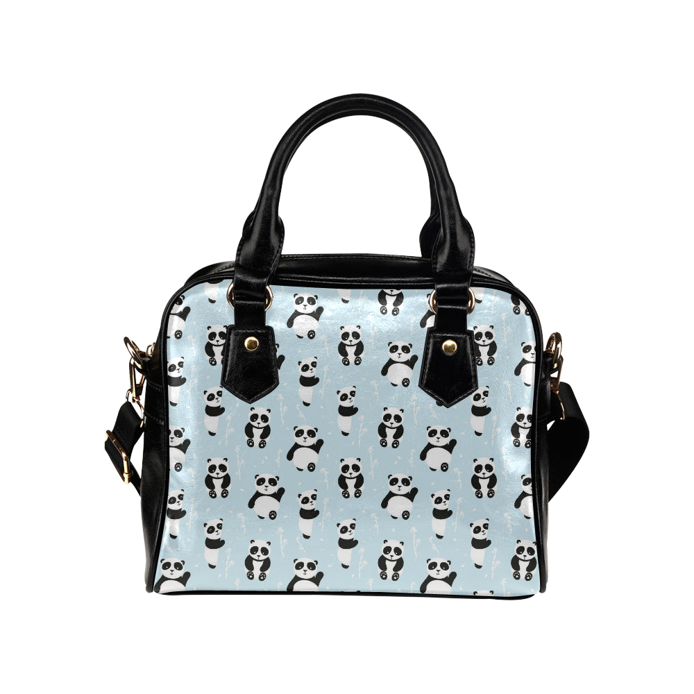 Panda Pattern Print Design A01 Shoulder Handbag