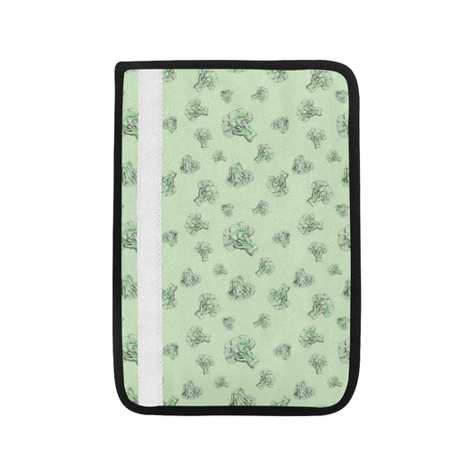 Broccoli Pattern Print Design 05 Car Seat Belt Cover