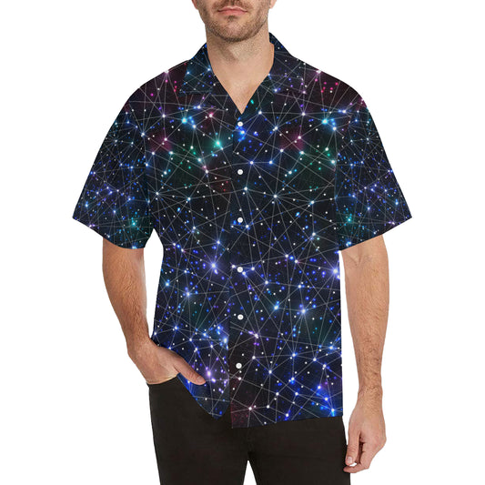 Cosmic Pattern Print Design 01 Men's Hawaiian Shirt