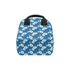 Hibiscus Pattern Print Design HB03 Insulated Lunch Bag