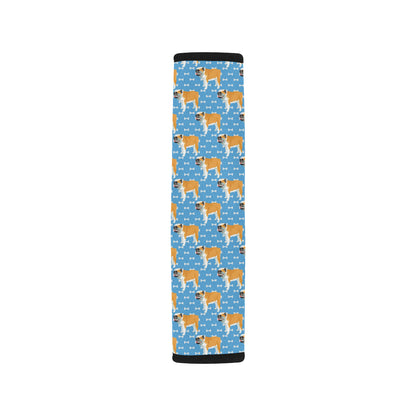 Bulldogs Pattern Print Design 06 Car Seat Belt Cover