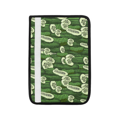 Cucumber Pattern Print Design CC01 Car Seat Belt Cover