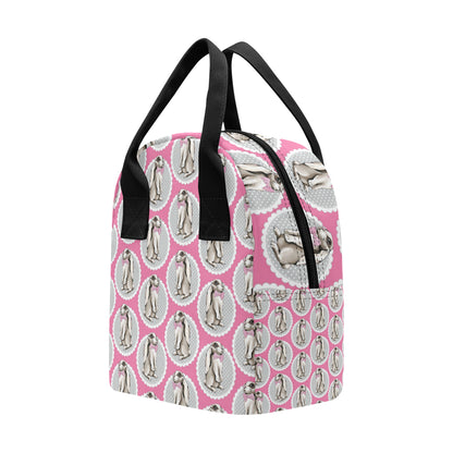 Rabbit Pattern Print Design RB019 Insulated Lunch Bag