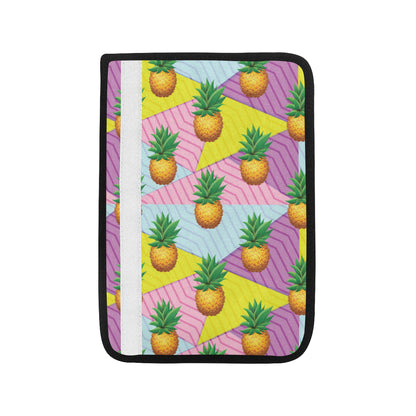Pineapple Pattern Print Design PP05 Car Seat Belt Cover