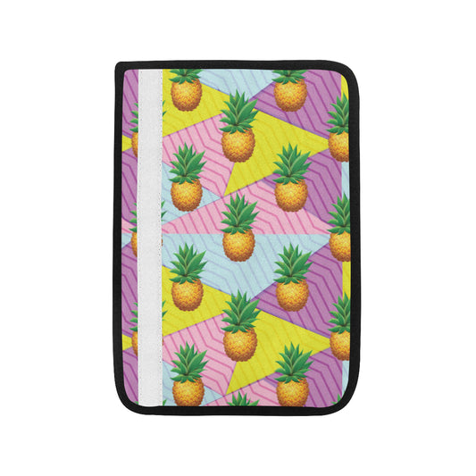 Pineapple Pattern Print Design PP05 Car Seat Belt Cover