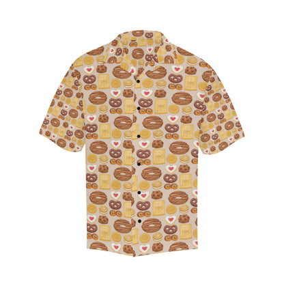 Cookie Pattern Print Design 02 Men's Hawaiian Shirt