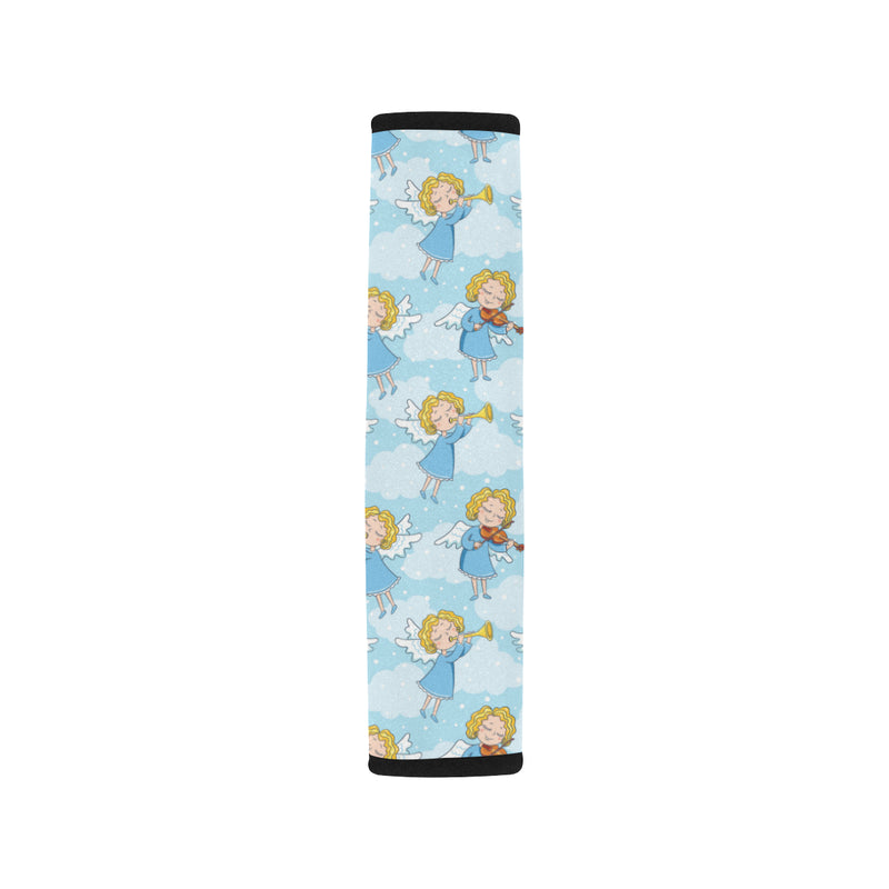 Angel Musician Pattern Print Design 09 Car Seat Belt Cover