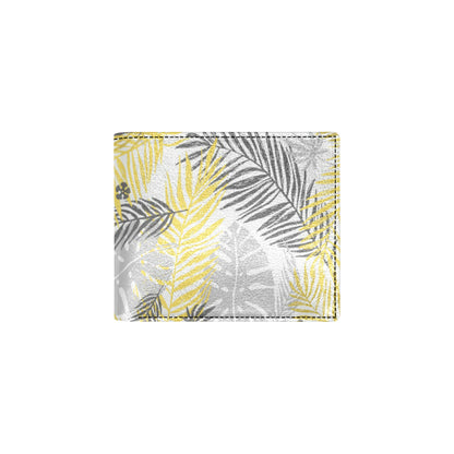 Palm Leaves Pattern Print Design PL012 Men's ID Card Wallet