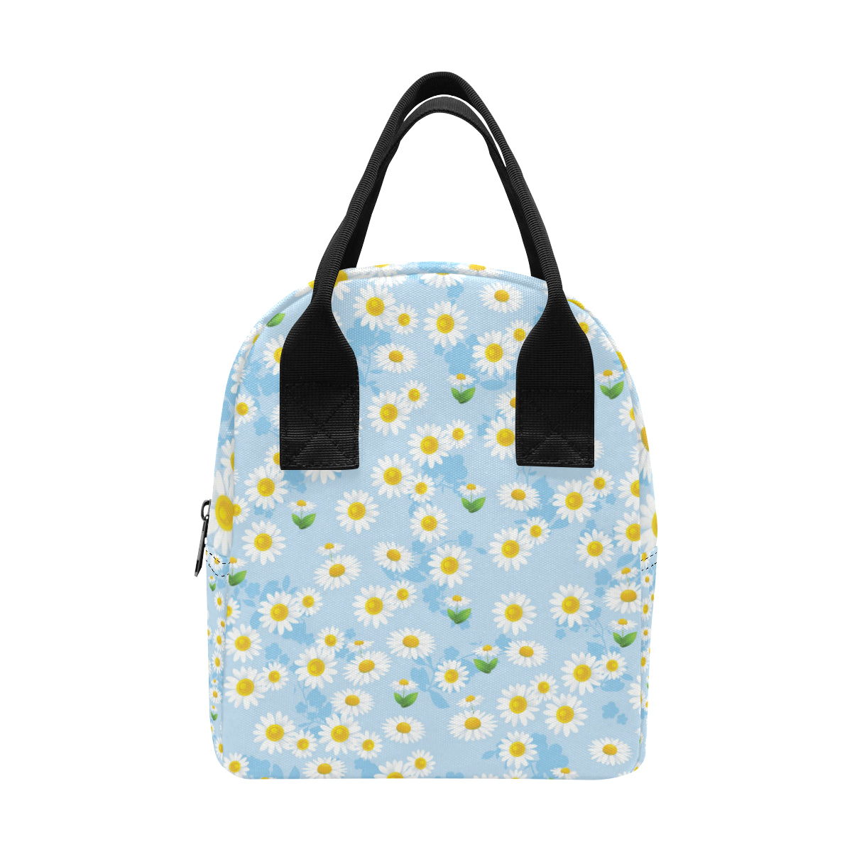 Daisy Pattern Print Design DS010 Insulated Lunch Bag
