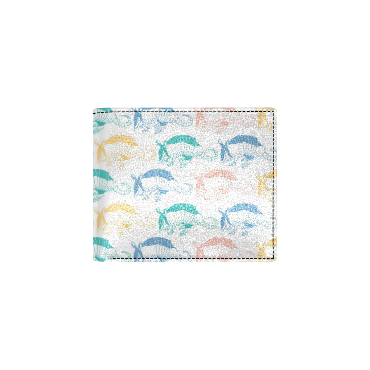 Armadillo Pattern Print Design 05 Men's ID Card Wallet